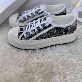 تصویر کتانی تخت زنانه دیور | Dior Walk'n'Dior Platform Sneaker