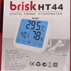 تصویر رطوبت سنج بریسک مدل HT-44 Brisk Humidity Meter model HT-44