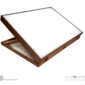 تصویر میز نور 70*50 شیب دار (کاوردار) دنا 