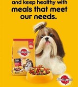 تصویر غذای سگ پدیگری مخصوص نژادهای کوچک با طعم گوشت بره و سبزیجات - Pedigree Mini Adult 1.5kg 