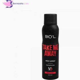 تصویر اسپری بدن مردانه بیول مدل Take Me Away حجم 150 میل Biol Body Spray model Take Me Away For Men 150ml