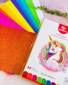 تصویر فوم اکلیلی 10 رنگ A4 