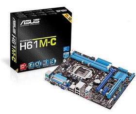تصویر مادربرد ایسوس مدل H61M-C DDR3 