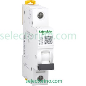 تصویر مینیاتوری تک فاز با جریان 40 آمپر 1P-40مدل A9K24140 برند Schneider Electric 