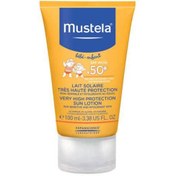 تصویر کرم ضد افتاب کودک موستلا (Mustella) مدل 50 SPF حجم 100 میلی لیتر لوسیون کودک