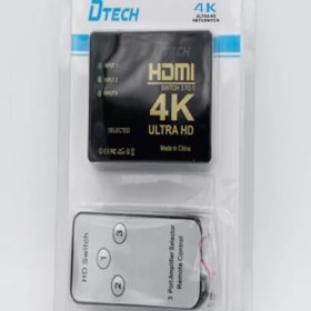 تصویر سوییچ 3 پورت HDMI 4k دیتک 