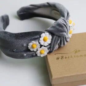 تصویر تل گره ای گل بابونه کد 662 