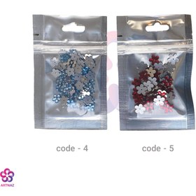 تصویر پولک طرح گل 