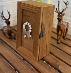 تصویر کاور لوله گاز چوبی 