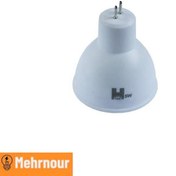 تصویر لامپ ال ای دی ۵ وات حسیس پایه MR16 