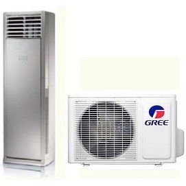 تصویر کولر گازی ایستاده سرد و گرم گری تاور 48000 Gree Tower-J48H3(N) R410 T3 Gree Tower-J48H3(N) Standing Room Air Conditioner R410 T3 48000Btu