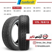 تصویر تایرکامفورسر سایز 175/70R13 مدل CF600 دورسفید Car Tire Comforser CF600 Size175/70R13