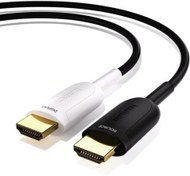 تصویر کابل HDMI فیبر نوری huanham 16.4 فوت، با سرعت فوق العاده بالا 8K@60Hz 4K@120Hz 48Gbps کابل HDMI 2.1، پشتیبانی از eARC RTX 3090 HDCP 2.2&2.3 Dolby سازگار با PS5، Xbox Fi Series X/XSX/Roku تلویزیون 