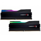 تصویر رم کامپیوتر جی اسکیل دو کاناله مدل Trident Z5 RGB فرکانس 6000 مگاهرتز DDR5 تایمینگ CL30 حافظه 32 گیگابایت G.Skill Trident Z5 RGB Dual Channel CL30 6000MHz DDR5 32GB Computer RAM
