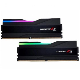 تصویر رم کامپیوتر جی اسکیل دو کاناله مدل Trident Z5 RGB فرکانس 6000 مگاهرتز DDR5 تایمینگ CL30 حافظه 32 گیگابایت G.Skill Trident Z5 RGB Dual Channel CL30 6000MHz DDR5 32GB Computer RAM