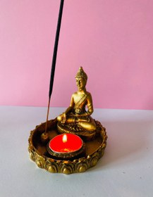 تصویر جاعودی و شمع بودا 