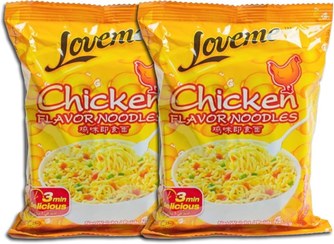 تصویر Love me Chicken Flavor Noodles Pouch China نودل چینی لاومی، 140 گرمی 