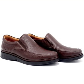 تصویر کفش کد 280 بی بند قهوه ای 