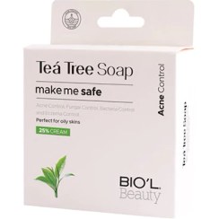 تصویر صابون شستشو بیول درخت چای tea tree وزن 100 گرم 
