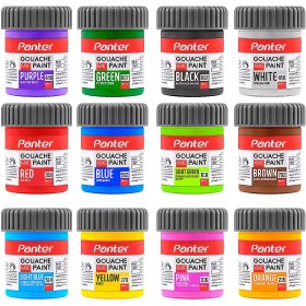 تصویر گواش پنتر 12 رنگ 