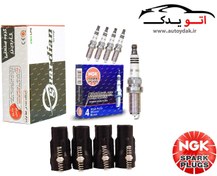 تصویر شمع ایریدیوم پایه بلند سوزنی مدل LFR6A-IX-6619 مناسب برلیانس و هایما 