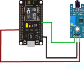 تصویر سنسور تشخیص شعله Flame Sensor Module