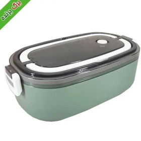 تصویر ظرف غذا لانچ باکس مدل یک طبقه دسته دار ظرفیت 500 میلی لیتر lunch box 500ml