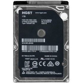 تصویر هارد استوک لپ تاپ HGST 2.5 ظرفیت ۵۰۰ گیگ Hard Disk Stock HGST 500GB