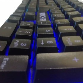 تصویر کیبورد گیمینگ مچر مدل MR-304 با سیم RGB 
