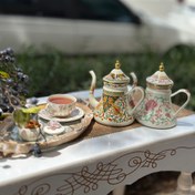 تصویر قوری مراکشی لعابی 