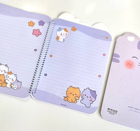 تصویر دفتر ۴۰ برگ حاشیه دار 