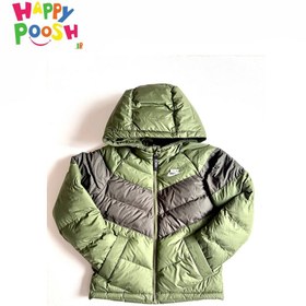 تصویر کاپشن سبز نایک 