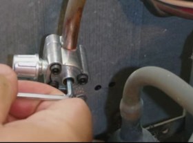 تصویر شیر سوزنی لوله مسی ثابت ساپکو 