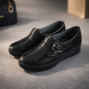 تصویر کفش زنانه طبی چرم سوگو کفی ضد خار پاشنه 