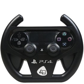 تصویر فرمان بازی فورگیمرز مدل کامپکت برای پلی استیشن 4 ا Compact Racing Wheel For PS4 Compact Racing Wheel For PS4