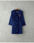 تصویر حوله تنپوش کودک و نوزاد دخترانه پسرانه بچگانه بچه های مخرب فیل 6 8 سال آبی تیره انگلیش هوم English Home 