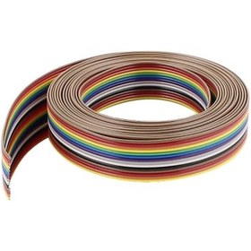 تصویر کابل فلت رنگی 14رشته FLAT 