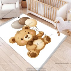 تصویر فرشینه اتاق کودک طرح خرس تدی WA-6187 