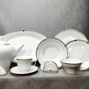 تصویر سرویس چینی 12 نفره پردیس مدل موهاوی 