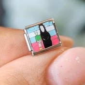 تصویر دستبند و گردنبند و انگشتر و پابند چارم مهره ایتالیایی مدل انیمه روح سیاه شهر اشباء 