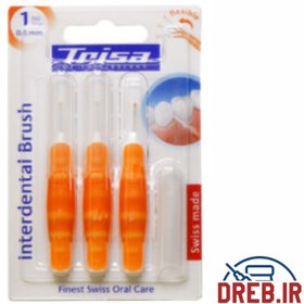 تصویر براش بین دندانی پروفشنال 0.8 میلیمتری ایزو یک تریزا - Trisa Interdental Brush 0.8 mm Iso 1 