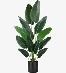 تصویر درختچه مصنوعی نیکولای ۱۶۰ سانتی با ۱۳ برگ 