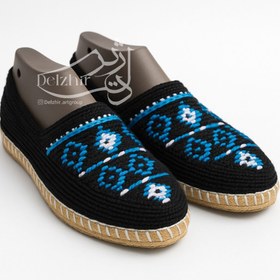 تصویر گیوه طرحدار دور کنفی 