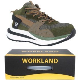 تصویر کفش ایمنی ورک لند مدل مهندسی اسپرت کد MUP Workland safety shoes, sport engineering model, code MUP