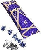 تصویر چشم بند یوگا زرد بالش اسطوخودوس مراقبه آروماتراپیک باند REMEGE 