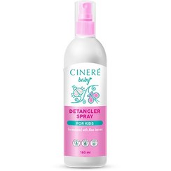 تصویر اسپری نرم کننده و باز کننده گره مو سینره مناسب کودکان حجم 180 میل detangler spray