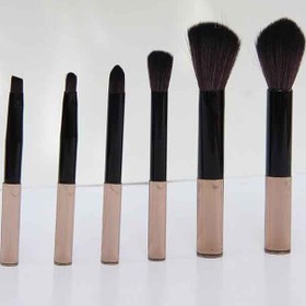 تصویر ست براش آرایشی ۷ عددی شفاف مدل جوجه 