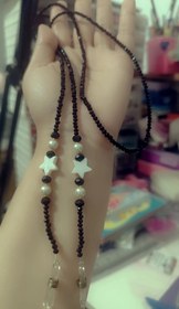 تصویر بند عینک کریستال مشکی 