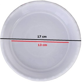 تصویر زیرگلدانی مدل p6 - 17 cm (13) - سبز 