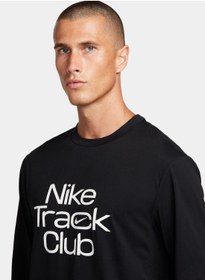 تصویر سویشرت سنگین ورزشی کلاهبردار Dri-Fit برند Nike Dri-Fit Track Club Heavy Verse Sweatshirt